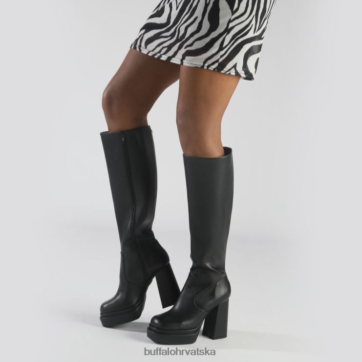 crno Buffalo svibanj boot hi boot vegan |čizme TDD6T388